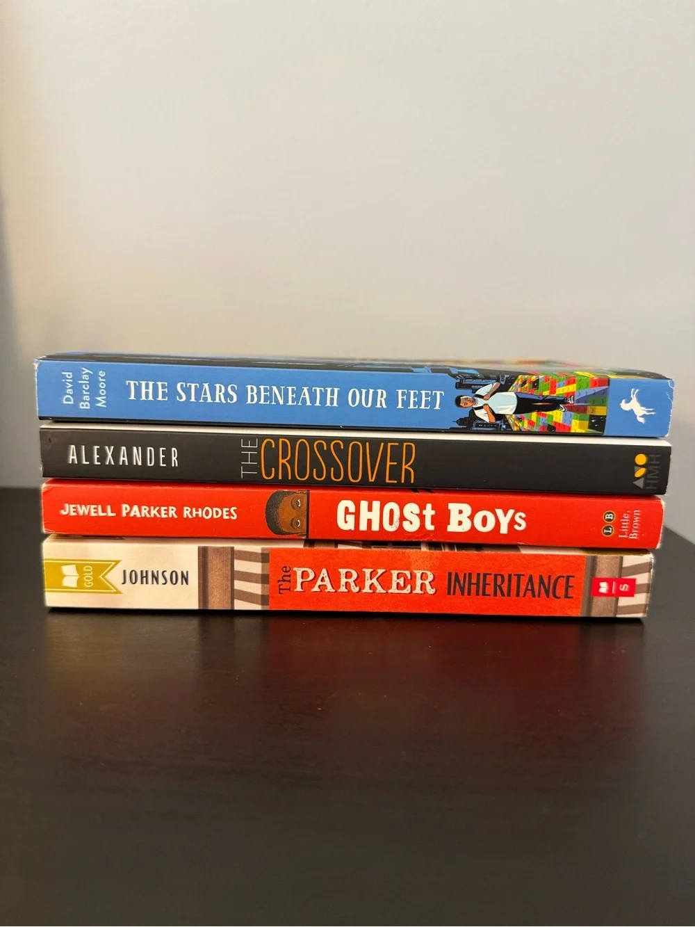 Set of 4 Young Adult books Black/African American teen Crossover Ghost Boys NEW